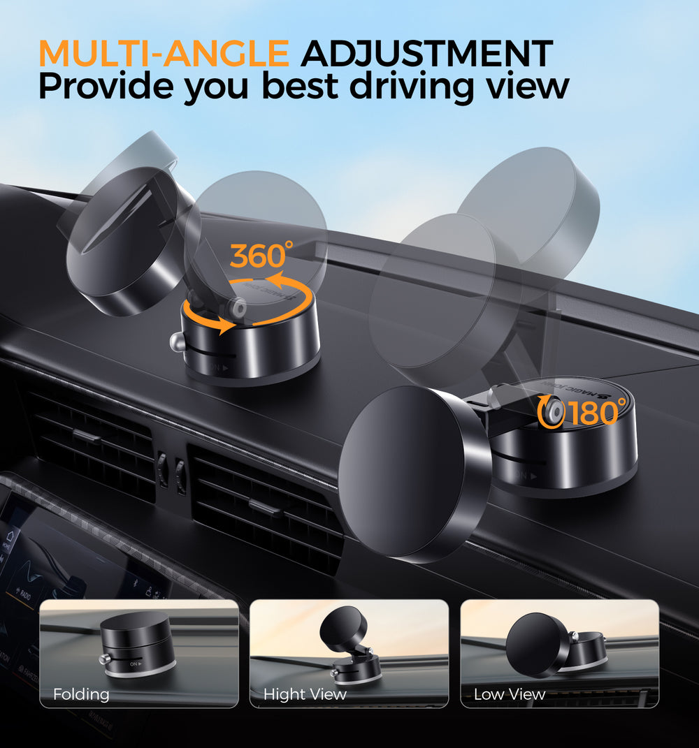 Magnetic Phone Holder with 360° Rotation