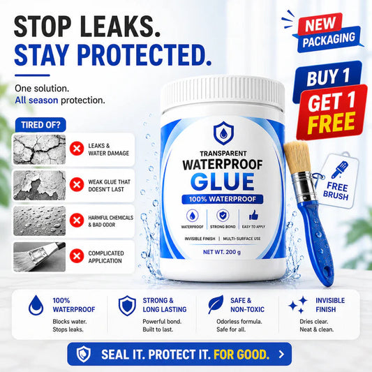 MonsoonShield™ Waterproof Invisible Glue (Buy 1 Get 1 Free) + Free Brush