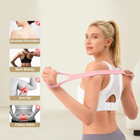 UPRIGHT Figure-8 resistance bands, in use