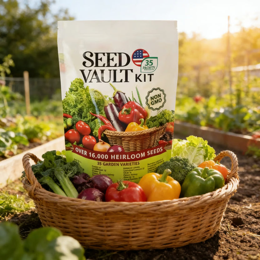 35 Pack Heirloom Veggie All-in-One Seed Kit