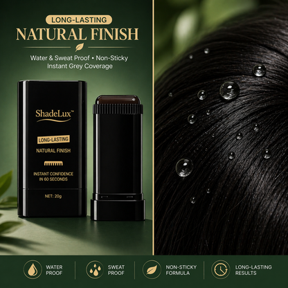 ShadeLux™ Instant Hair Colour Comb (Black Color)