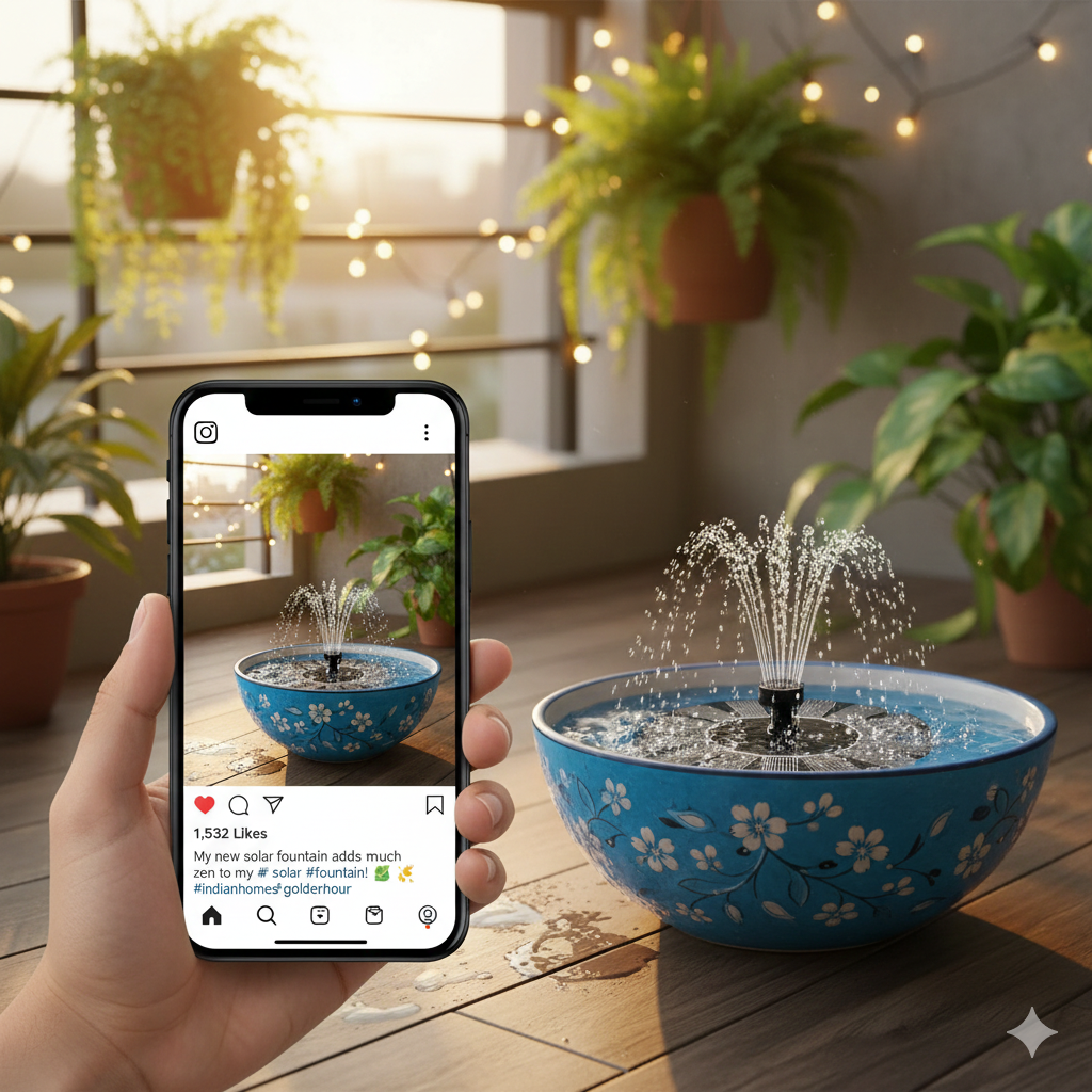 AquaBloom™ Solar Fountain Pump