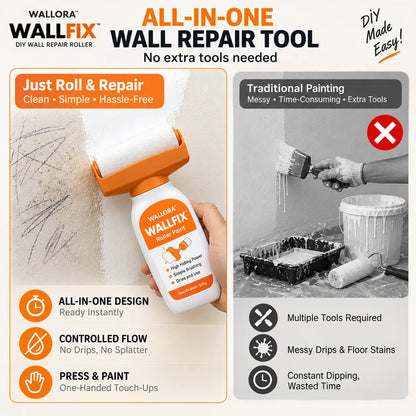 Wallora WallFix™ – DIY Wall Repair Roller