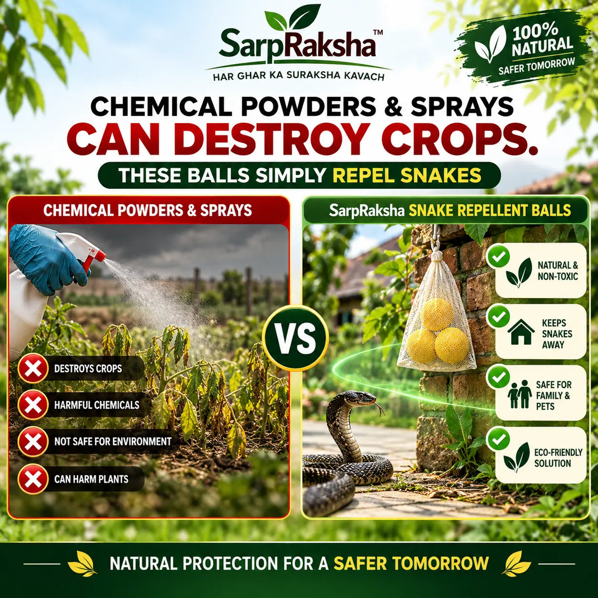SarpRaksha™ NaagRakshak – Herbal Snake Repellent Balls