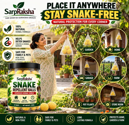 SarpRaksha™ NaagRakshak – Herbal Snake Repellent Balls