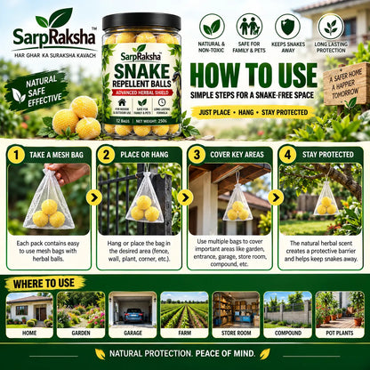 SarpRaksha™ NaagRakshak – Herbal Snake Repellent Balls