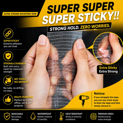 FixGrip™ No-Drill Ultra Strong Adhesive Tape (Buy 1 Get 1 Free)